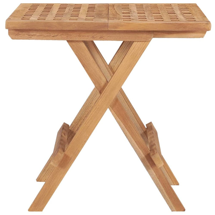 Folding Garden Table 50x50x50 Cm Solid Wood Teak Topapa
