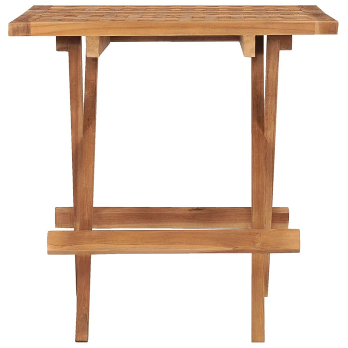 Folding Garden Table 50x50x50 Cm Solid Wood Teak Topapa