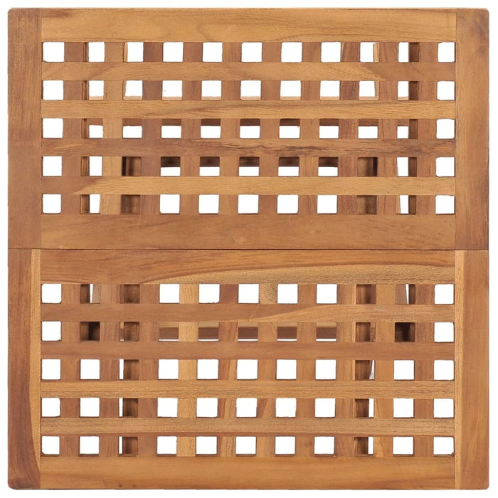 Folding Garden Table 50x50x50 Cm Solid Wood Teak Topapa