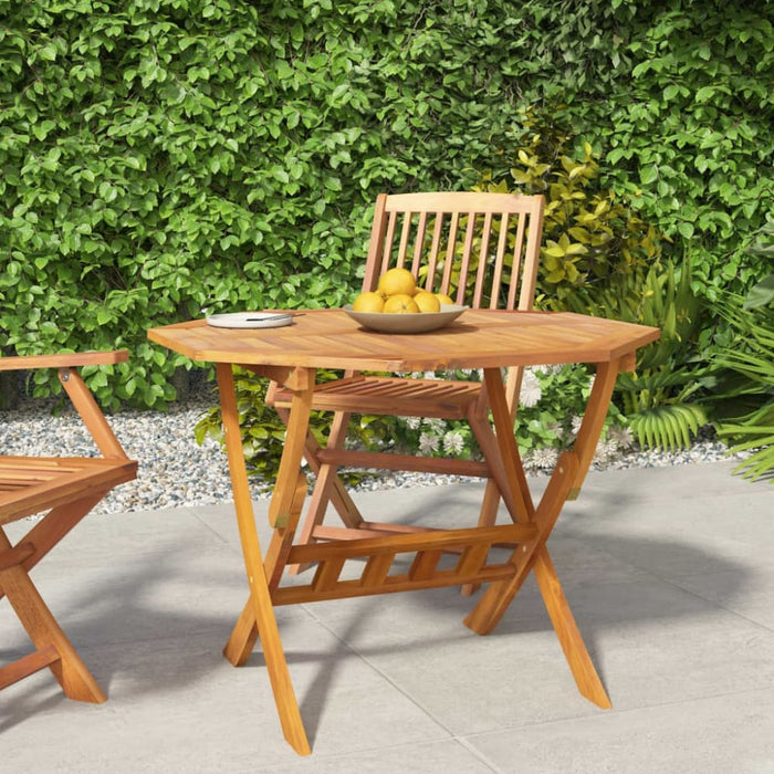Folding Garden Table 90x75 Cm Solid Wood Acacia Toklix