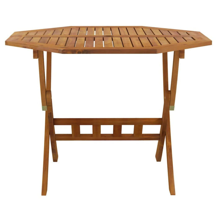 Folding Garden Table 90x75 Cm Solid Wood Acacia Toklix