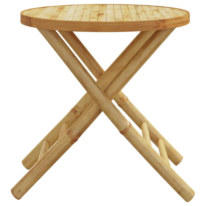 Folding Garden Table ø45x45 Cm Bamboo Tlpnnb
