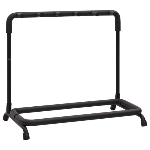 Folding Guitar Stand with 5 Sections Black 74x41x66 Cm
