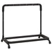 Folding Guitar Stand with 5 Sections Black 74x41x66 Cm