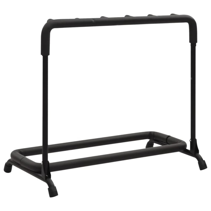 Folding Guitar Stand with 5 Sections Black 74x41x66 Cm