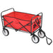 Folding Hand Trolley Steel Red Oatiin