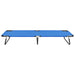 Folding Sun Lounger Blue Steel Aiipa