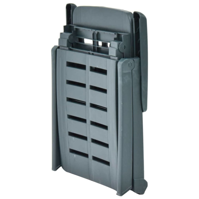 Folding Sun Lounger Plastic Green Anipp