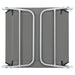 Folding Sun Loungers 2 Pcs Steel and Fabric Grey Aatbx