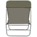 Folding Sun Loungers 2 Pcs Steel and Fabric Taupe Aatbt