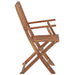 Folding Outdoor Chairs 2 Pcs Solid Acacia Wood Totlbo