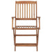 Folding Outdoor Chairs 4 Pcs Solid Acacia Wood Totlbx