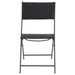 Folding Outdoor Chairs 4 Pcs Steel and Textilene Totbnt