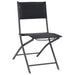 Folding Outdoor Chairs 4 Pcs Steel and Textilene Totbnt