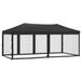 Folding Party Tent with Sidewalls Anthracite 3x6 m Ktppo