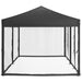 Folding Party Tent with Sidewalls Anthracite 3x6 m Ktppo