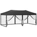 Folding Party Tent with Sidewalls Anthracite 3x6 m Ktppo