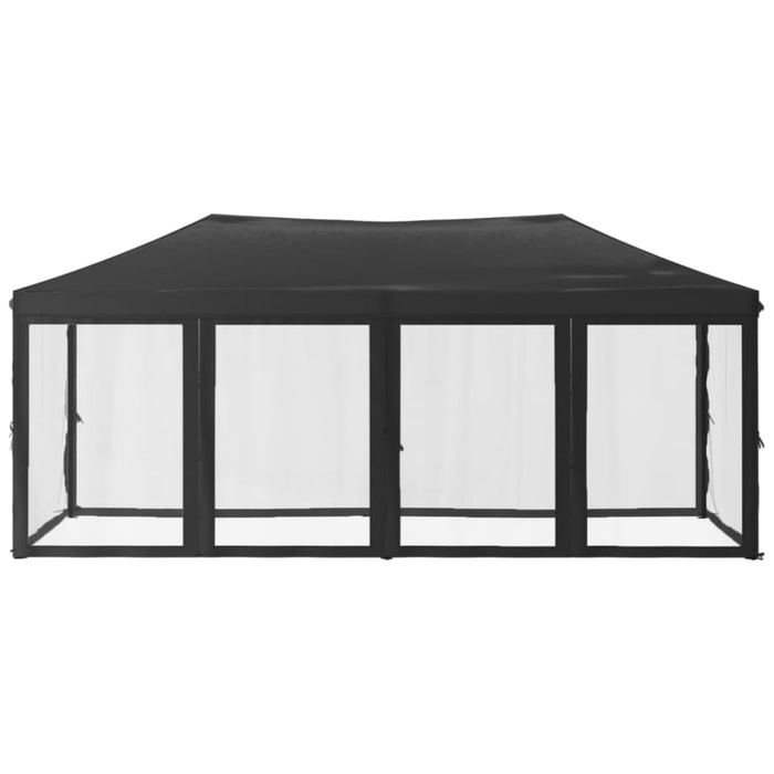 Folding Party Tent with Sidewalls Anthracite 3x6 m Ktppo