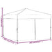 Folding Party Tent with Sidewalls Anthracite 3x3 m Ktptb