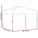 Folding Party Tent with Sidewalls Anthracite 3x3 m Ktpxt