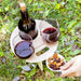 Folding And Portable Wine Table For Outdoors Winnek