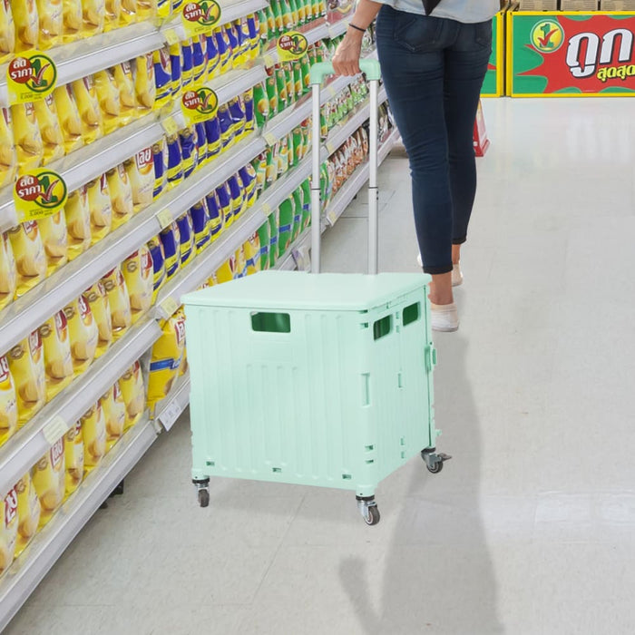 Folding Shopping Trolley Cart Portable Rolling Grocery