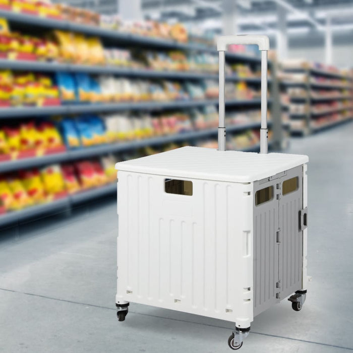 Folding Shopping Trolley Cart Portable Rolling Grocery