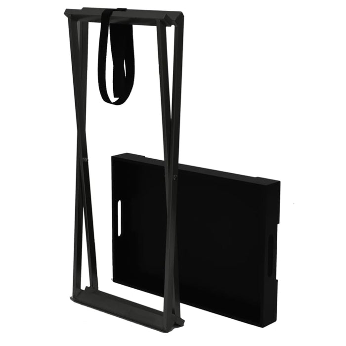 Folding Table Black 48x34x61 Cm Mdf Ttollb