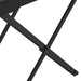 Folding Table Black 48x34x61 Cm Mdf Ttollb