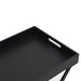 Folding Table Black 48x34x61 Cm Mdf Ttollb