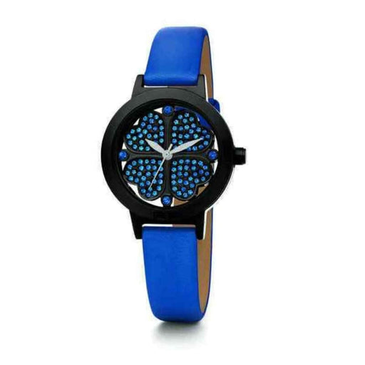 Folli Follie Wf2y005ssu Ladies Quartz Watch Blue 30mm