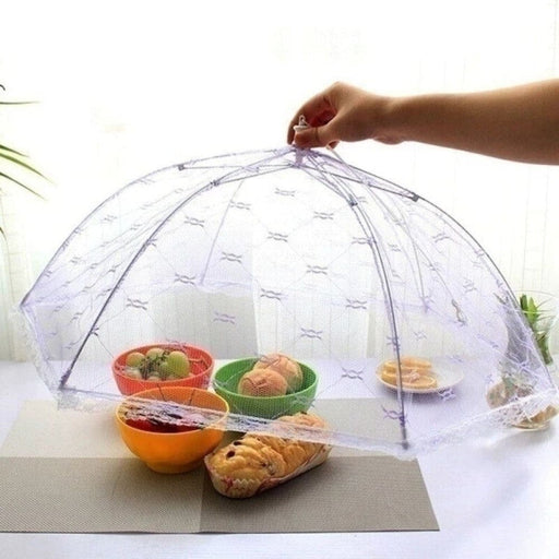 Food Covers Mesh Portable Umbrella Style Cover Anti Fly