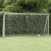 Football Goal With Net White 366x122x182 Cm Steel Kttio
