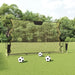 Football Rebounder Net Black and Yellow 183x85x120 Cm