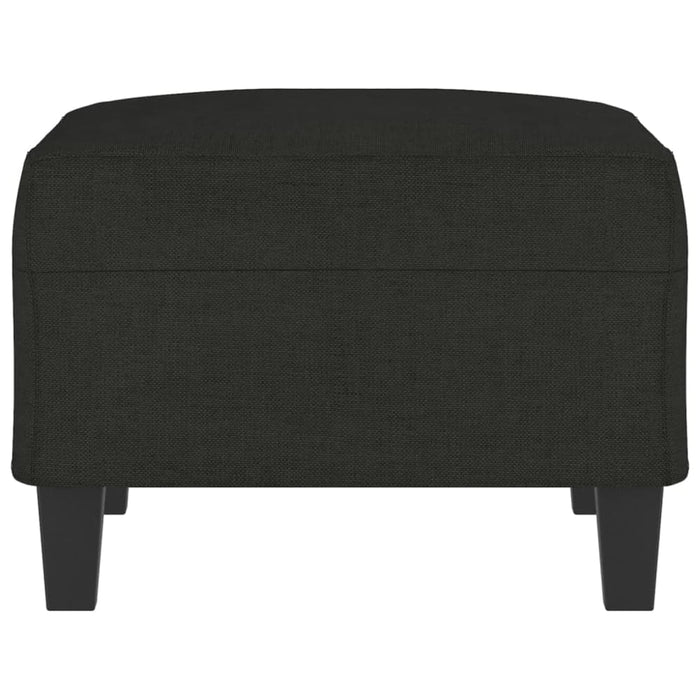 Footstool Black 70x55x41 Cm Fabric Taktpo