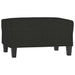 Footstool Black 70x55x41 Cm Fabric Taktpo