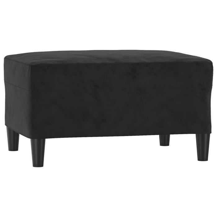 Footstool Black 70x55x41 Cm Velvet Taktxx