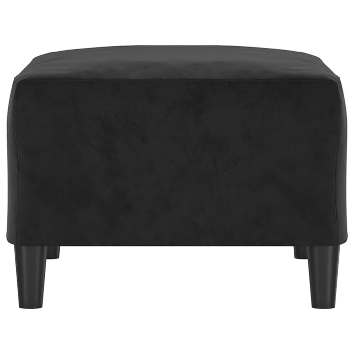 Footstool Black 70x55x41 Cm Velvet Taktxx