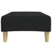 Footstool Black 77x55x31 Cm Fabric Abbitit