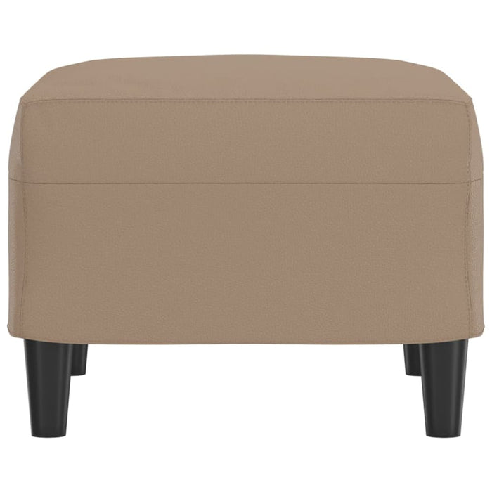 Footstool Cappuccino 60x50x41 Cm Faux Leather Takxkx