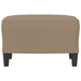 Footstool Cappuccino 60x50x41 Cm Faux Leather Takxkx