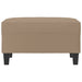 Footstool Cappuccino 70x55x41 Cm Faux Leather Taktlb