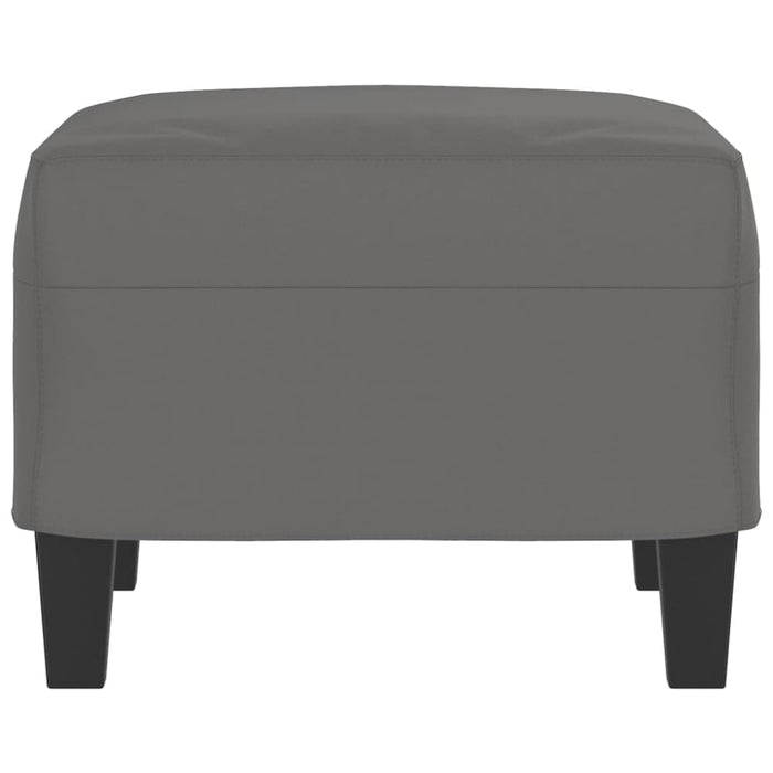 Footstool Dark Grey 60x50x41 Cm Microfibre Fabric Taktat