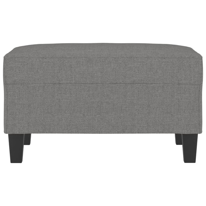 Footstool Dark Grey 70x55x41 Cm Fabric Taktan