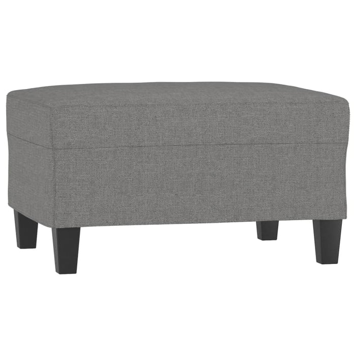 Footstool Dark Grey 70x55x41 Cm Fabric Taktan