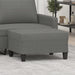Footstool Dark Grey 70x55x41 Cm Fabric Taktan