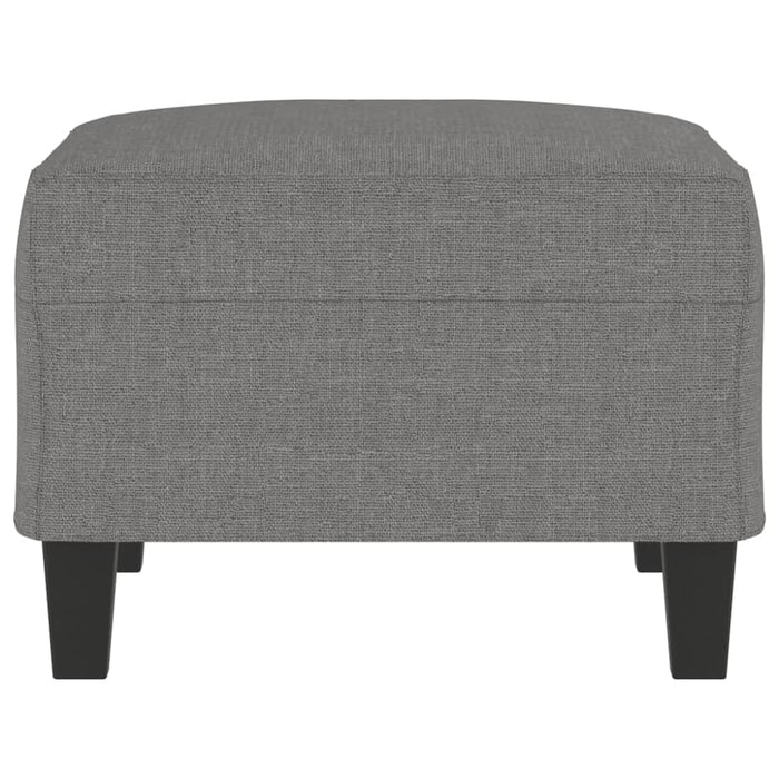 Footstool Dark Grey 70x55x41 Cm Fabric Taktan
