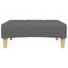 Footstool Dark Grey 77x55x31 Cm Fabric Abbitix