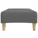 Footstool Dark Grey 77x55x31 Cm Fabric Abbitix