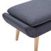 Footstool Fabric Upholstery 73x43x42 Cm Dark Grey Xalknk